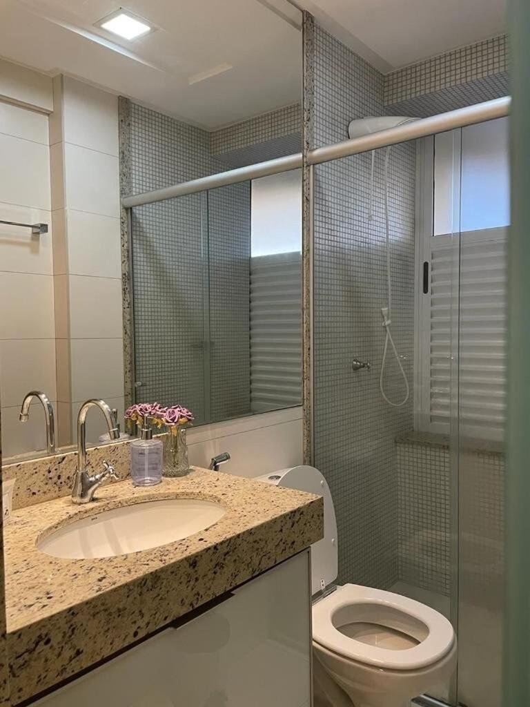 Moderno Flat Com Vista Para O Parque Vaca Brava Goiania Bagian luar foto