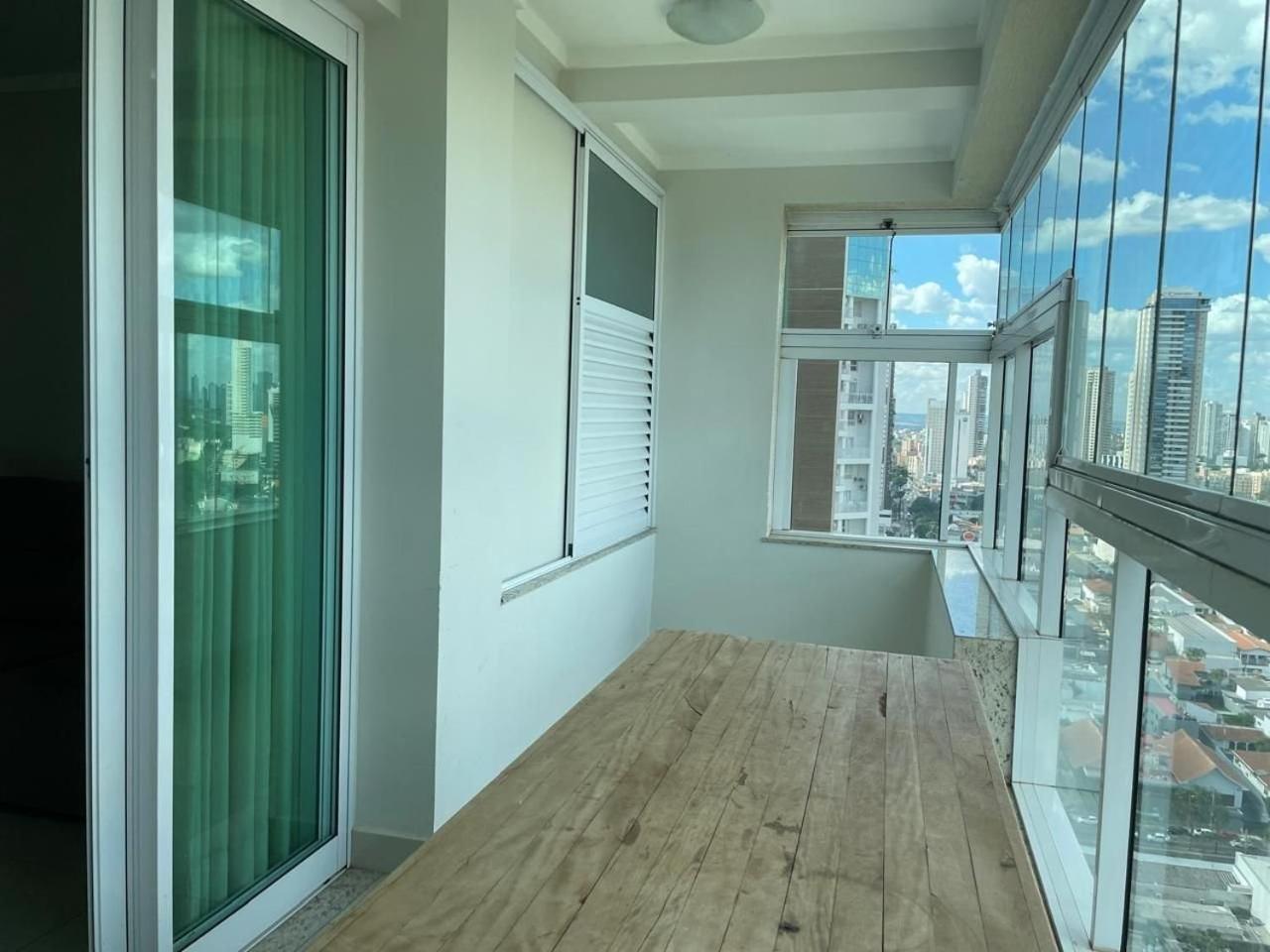 Moderno Flat Com Vista Para O Parque Vaca Brava Goiania Bagian luar foto