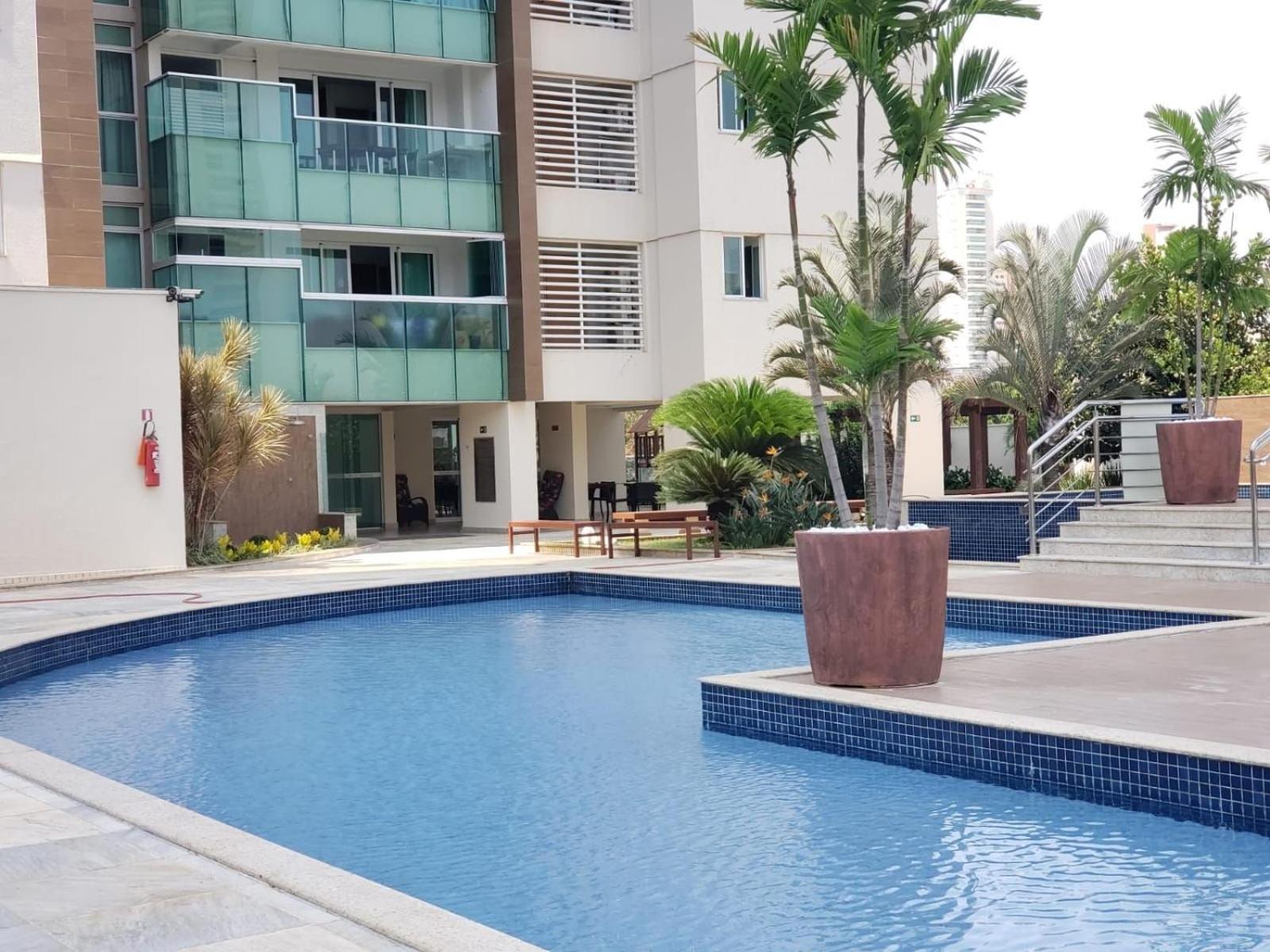 Moderno Flat Com Vista Para O Parque Vaca Brava Goiania Bagian luar foto